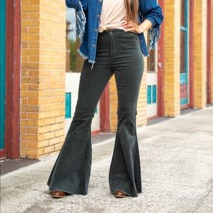 Size 4 Lucky & Blessed Corduroy Bell Bottom Pants